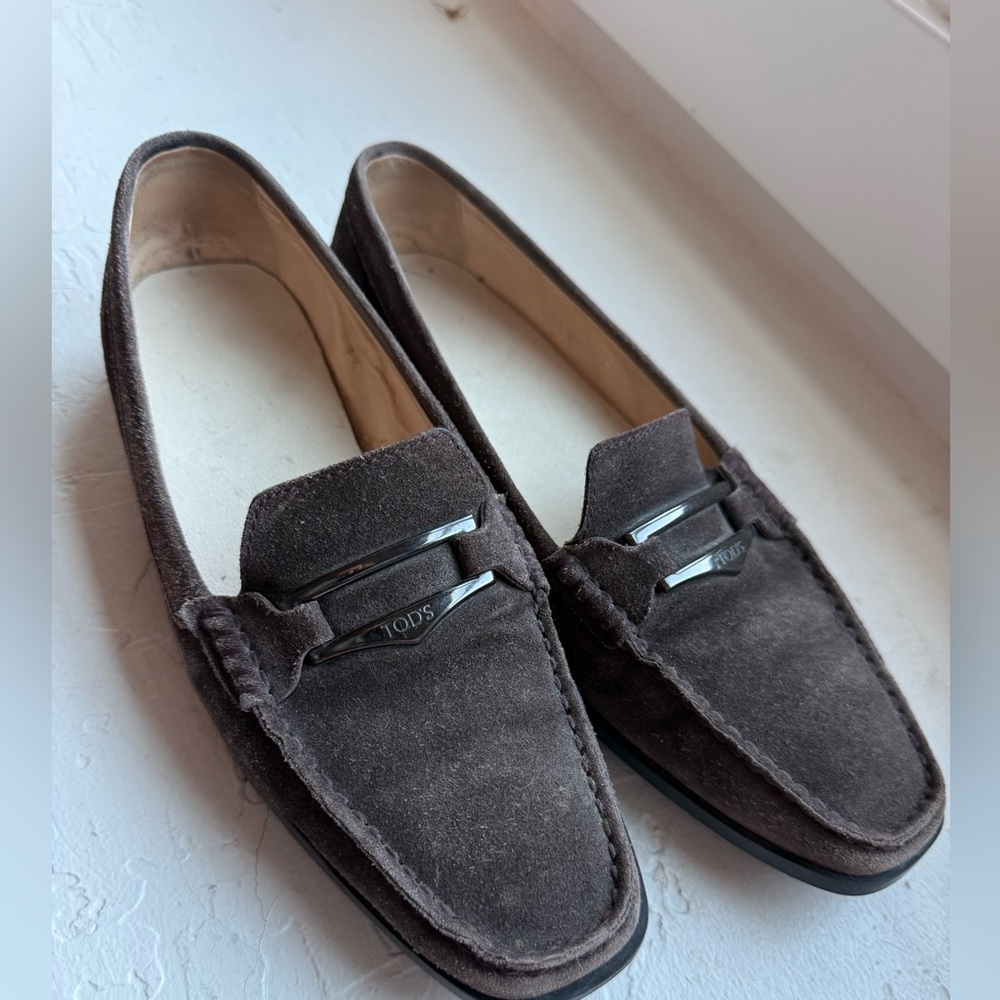 Tod's Dark Brown Suede Accessory